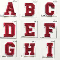 1PC Parche Bordado De Alfabeto Inglés Rojo A-Z Aplicación Para Ropa Bolsos Chaquetas Decoración De Iraón DIY Manualidades - details 27