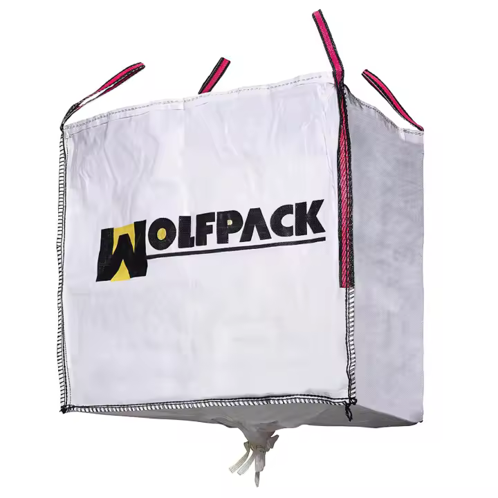 Saco Obra Big Bag Rafia 90x90x90cm. Carga Máxima Seg. 1.000Kg. Profesional - 1