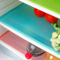 4PCS Alfombrilla De Refrigerador EVA Impermeable Lavable Antimoho Para Cocina Resistente Al Aceite Tapete De Cajón De Gabinete Aislante Termo Con Medidas Rectangulares - details 0