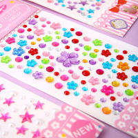 Pegatinas De Cristal Acrílico 3D Para Niñas Decoración DIY Adhesivas Brillantes Joyería De Peluca Regalo Para Niñas De 3-12 Años - details 8