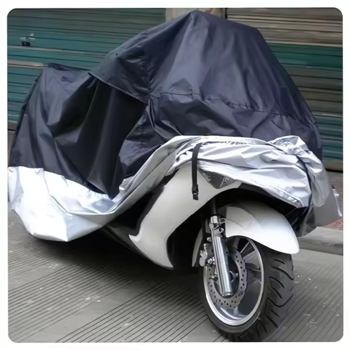 Almalux® Funda Cubierta Impermeable para Bicicleta y Moto 120x210cm EVA Ligera Reutilizable Protección Lluvia Polvo Suciedad - 1