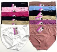 INTIMOLAND BRAGAS DE MUJER LICRA EN PACK DE 6 O DE 12 UNIDADES, SIN COSTURA TALLE ALTO, ADAPTABLE AL CUERPO, TALLA SUPER GRANDE!! 2XL/XL, 3XL/4XL, STV. - details 1
