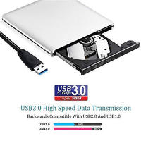 Quemador De Blu-Ray Externo USB3.0 Lector De DVD Óptico ESCRITOR De BD-RE Para Portátil Y Escritorio Compatibilidad Con Estándar DVD-R Velocidad Máxima De Grabación 8x - details 5