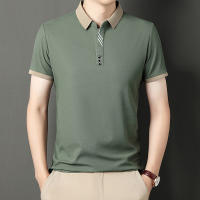 Camisa Polo Casual Para Hombres De Color Sólido Manga Corta Cómoda Para Verano Antideslizante Transpirable De Algodón Blends - details 12