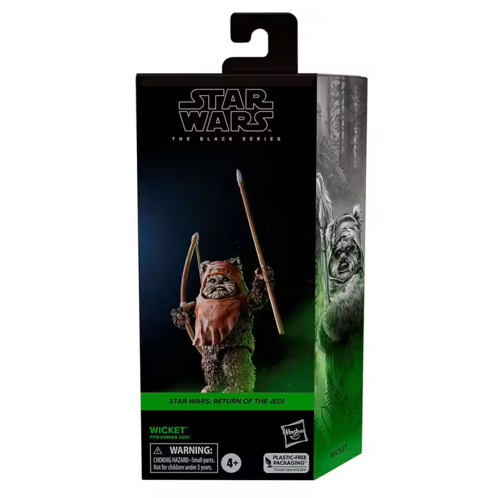 Figura Wicket Return of the Jedi Star Wars 15cmFigura  Coleccionable - Idea de Regalo- Mercancia Oficial - Juguetes para Niños y Adultos - Movies Fans - Muñeco para Coleccionistas y Exposición - 1