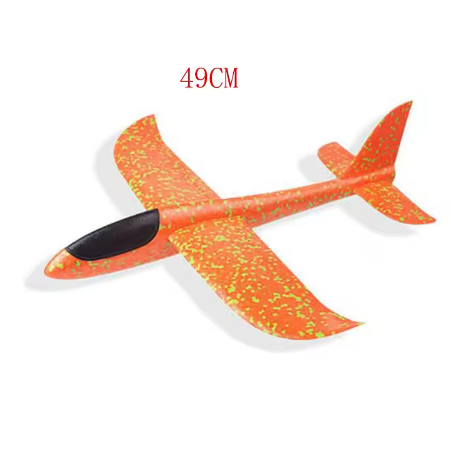 Avión De Mano 49CM Para Niños Juguete De Exterior Divertido Planador De Espuma EPP Juego De Fiesta Regalo Para Niños Edad 4-12 Años - 1