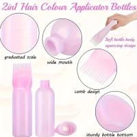 Botella De Tinte Para Pelo 120ml 4.06oz Aplicador De Squeeze Botella De Plástico Para Aceite Y Tintes Herramienta De Teñido Y Estilizado Del Cabello - details 2