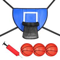 Mini Anillo De Baloncesto Para Trampolín Con Envolvente Estante Universal De Baloncesto Para Niños Juguetes Acessorios De Trampolín - details 0