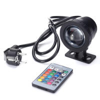 Luz De Inundación LED RGB 5/10W Impermeable Para Piscina Acuario Fuente Exterior Iluminación EU US Enchufe Spotlight Luz Submarina - details 3
