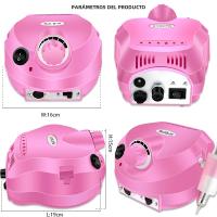 Máquina De Manicura Eléctrica Profesional 35000RPM Con Kit De Linterna Y Broca Portátil Para Sala De Uñas Y Pulidora De Uñas - details 14