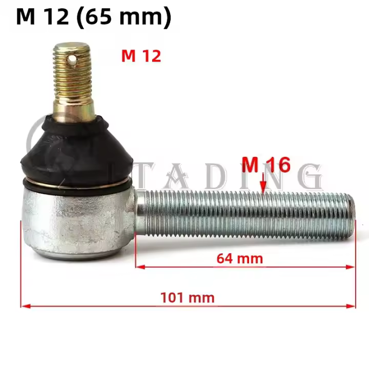 Kit De Juntas De Bola Ajustable M12-M16 Para ATV Go Kart UTV Buggy Quad Bike Con Tornillos De 65/75/85mm Acero Compatible Con Motocicletas De 125cc 150cc 200cc 250cc - 1