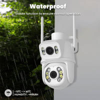 Cámara De Seguridad Exterior Inalámbrica 8MP 4K PTZ Con Doble Lente Y Pantalla Dual AI Detecta Humanos Rastreo Automático ICSee App - details 7