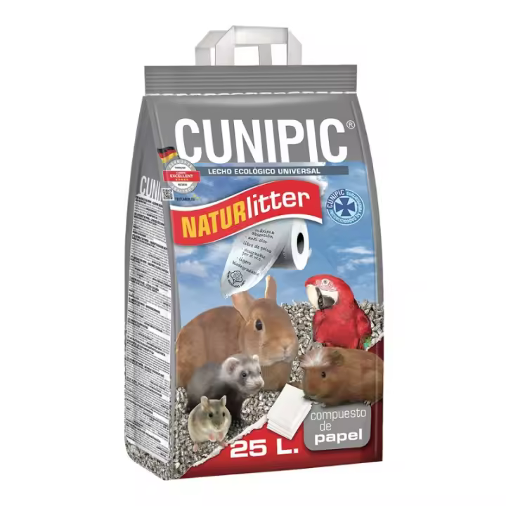 CUNIPIC NATURLITTER PAPEL ROEDORES 25 L. - 1