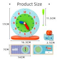 Reloj Montessori Para Enseñar La Hora Set De Actividades De Aprendizaje Temprano Moverable Educational Resources Reloj De Hora Para Niños - details 6