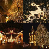 Guirnalda De Luces LED Para Navidad Y Fiestas 10m 20m 30m 50m Decoración De Jardín Calle Y Bodas Luz De Año Nuevo Exterior - details 15