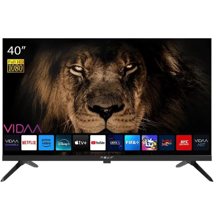 Nevir - Televisión LED Full HD 40 pulgadas NVR-8079-40FHD2SB-SMAN con sistema VIDAA, panel A+, sintonizador dual y función HOTEL para uso doméstico y hotelero - 1