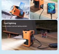 Nuevo ventilador de cintura para exteriores con carga USB de 10000 mAh, batería portátil inteligente de larga duración, luz LED, ventilador pequeño - details 4