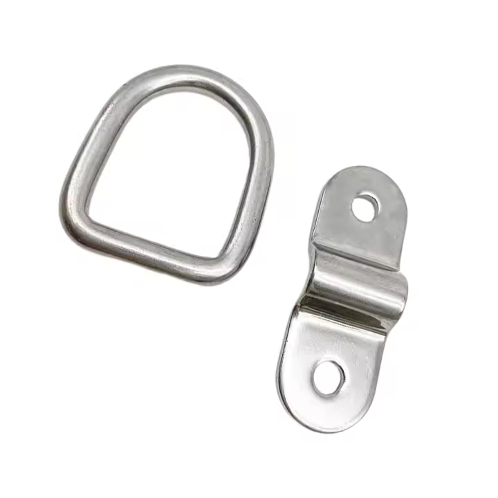 Anillos De Amarre Resistente a La Corrosión D-Ring Para Carga Vehículos Barcos Almacén Herramienta Manual De Acero Inoxidable - 1