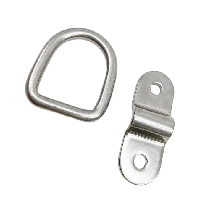 Anillos De Amarre Resistente a La Corrosión D-Ring Para Carga Vehículos Barcos Almacén Herramienta Manual De Acero Inoxidable - 1