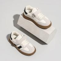 Zapatillas Casuales Para Niños Y Niñas Negras Con Suela Suave Antideslizante Alemanas Para Entrenamiento Unisex Cuero PU Todas Las Estaciones Rojo Moda Otoño Invierno Zapatos Bebé Niños - details 8