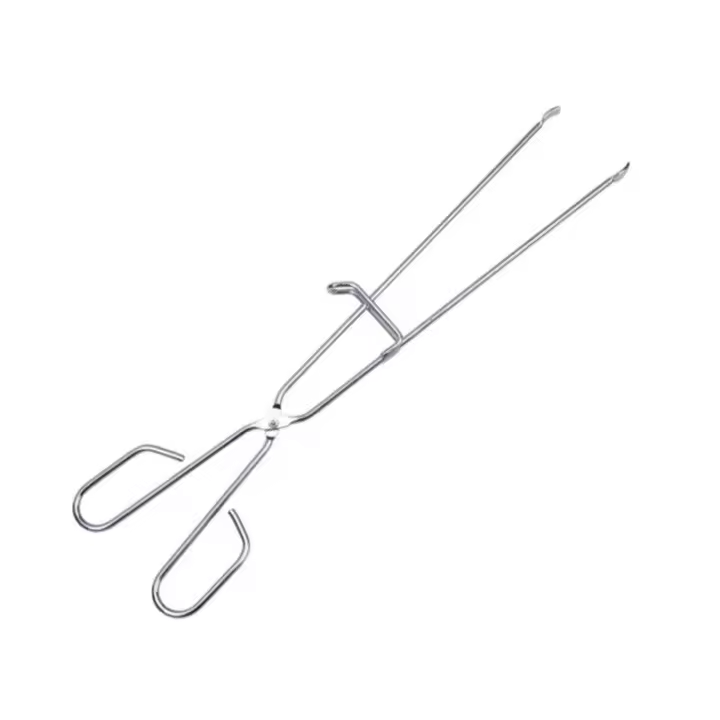 Sauvic Pinza Inoxidable para Barbacoa de 45cm con Tope Resistente Al Calor - 1