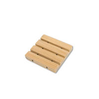 Porta Saboneta De Bambú Natural Madera Soporte Para Baño Almacenamiento Portátil Placa Caja Contenedor Decoración Del Hogar - details 13
