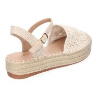 PuntoSalao Alpargatas de plataforma en yute y hebilla mujer color beige TF3307 - details 2