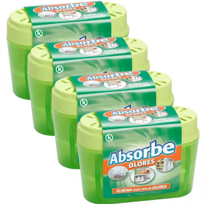 AMAHOGAR- Absorbe Olores 40 gr, Absorbe Malos Olores en Baños, Aseos, Cocinas, Salones Armarios, Librerías, Cajones - Hecho en España - 1