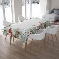 Tesson - Mantel 100% algodón con motivos navideños, diseño original. Ideal para vestir su mesa en cualquier estación del año - details 0