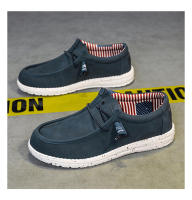 Zapatos Casuales Para Hombre Lazo Stretch De Lona Ligero Y Cómodo Antideslizantes Transpirables Botas De Mar Para Adultos - details 7