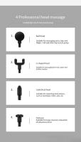 Masajeador Eléctrico De Relajación Muscular De Grado Profesional Para Cervical Fascia Gun De ABS Y TPR Uso Corporal - details 10