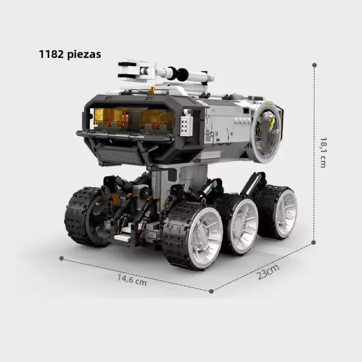 Bloques De Construcción Wandering Earth II Figuras De Astronauta Vehículo Lunar Transportador De Luna Estación Espacial Juguetes Para Niños Regalo - 1