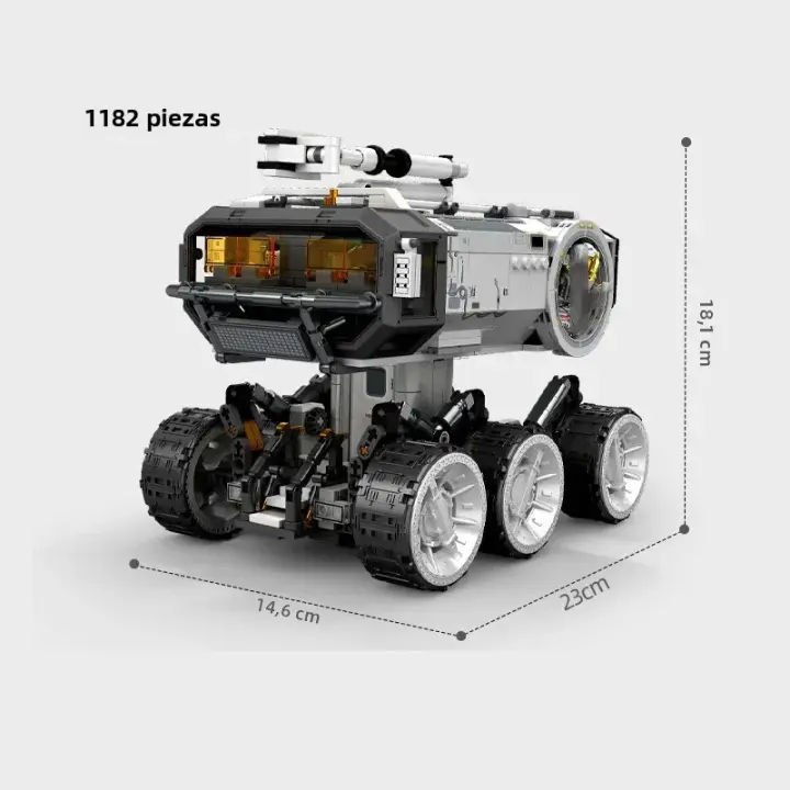 Bloques De Construcción Wandering Earth II Figuras De Astronauta Vehículo Lunar Transportador De Luna Estación Espacial Juguetes Para Niños Regalo - 1