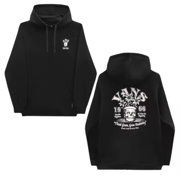 SUDADERA VANS PEACE HEAD NEGRO HOODIE VN000AEYBLK1 - 1