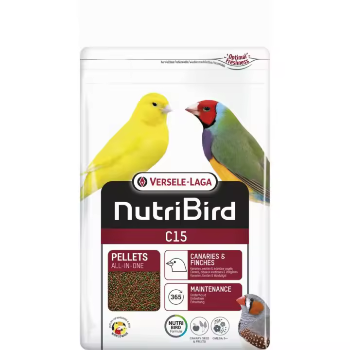 Versele-Laga Nutribird Canario C15 - Alimento especial para Pájaros canarios - 1