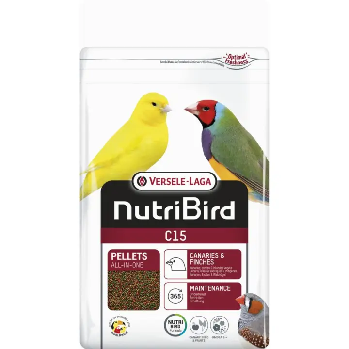 Versele-Laga Nutribird Canario C15 - Alimento especial para Pájaros canarios - 1