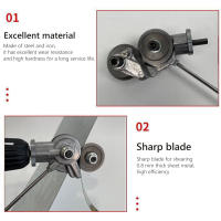 Cortadora De Metal Para Taladro Eléctrico Accesorio De Cortadora De Metal Nibbler Herramientas Eléctricas Para Corte De Acero - details 10