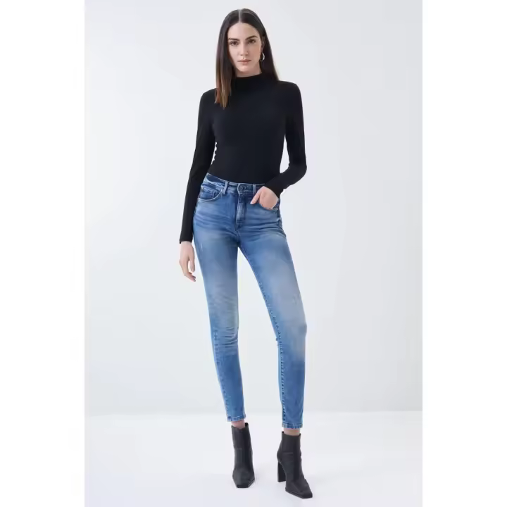 Pantal?n vaquero mujer SALSA 126594-8503 AZUL - 1