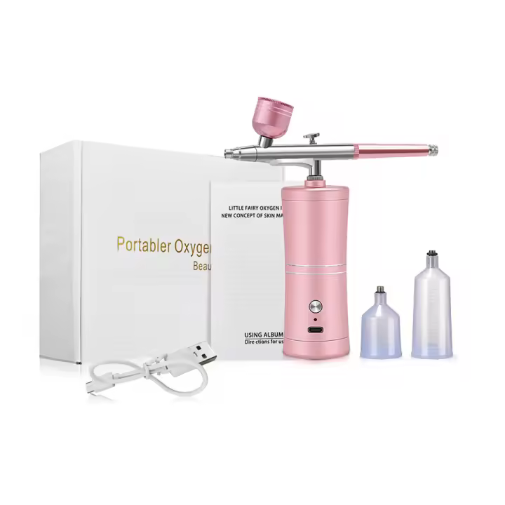 De Aire Aero Gun Para Uñas With Compresor Pintura Por Spray Decoración De Pastes Portátil Recargable Herramienta De Belleza Multiusos - 1