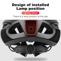 Casco De Bicicleta Para Hombres Ultraligero Competición MTB Con Tecnología De Enfriamiento Integrado Adecuado Para Cabeza De 55-60cm - details 10