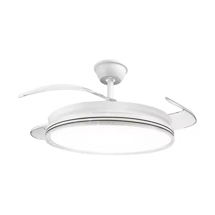 Ventilador de Techo con Luz LED 72W – 120 cm (48") con Mando a Distancia, 6 Velocidades y Temporizador, Diseño Moderno – Motor Silencioso, Función Verano/Invierno, Bajo Consumo - 1