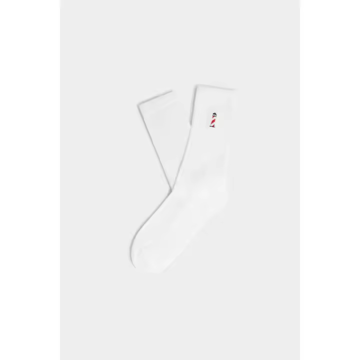 Roller basic white     Calcetines Morrison Hombre y Mujer - 1