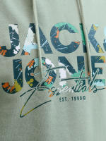Jack & Jones Pack 2 Sudaderas con capucha Hombre Mod JJGEPLASS Color Iceberg Green y Sky Captian Logo estampado Moda Casual Informal ideal OTOÑO INVIERNO REF 279119 - details 4