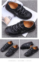 Zapatos Casuales Para Hombre En Cuero Mocasines De Alta Calidad Confortables Y Transpirables De Punta Redonda Antideslizantes Para Exterior Y Interior - details 9
