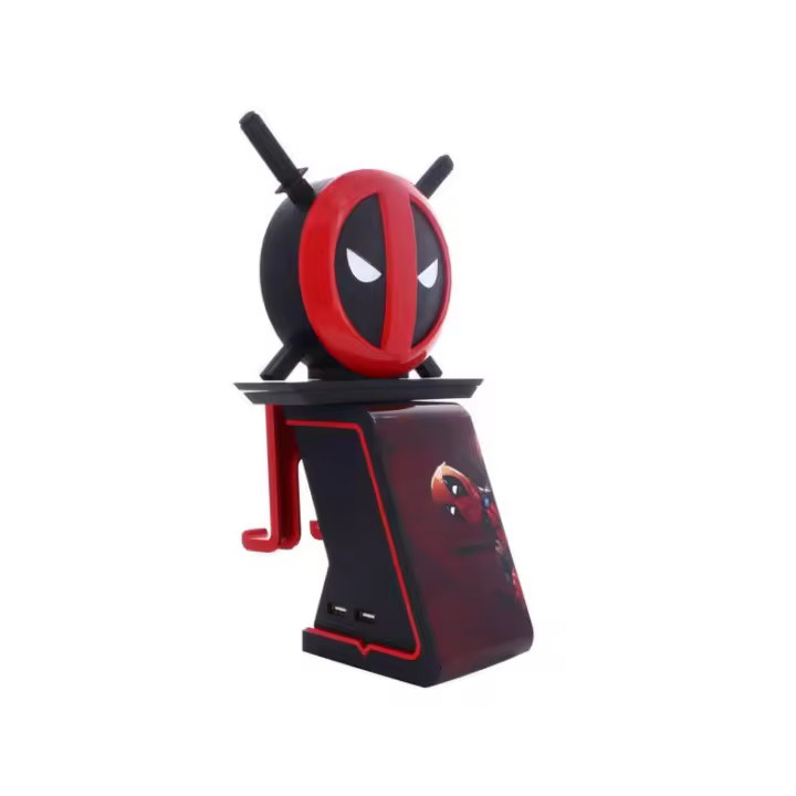 Exquisite Gaming Cable Guy Ikon Soporte Sujeción Figura Deadpool Marvel 20cm - 1