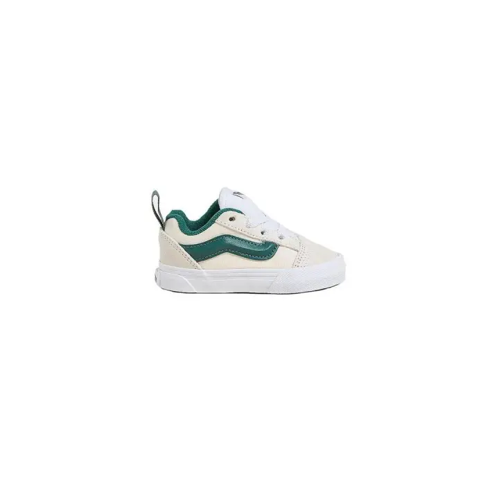 Zapatilla Baby Vans Knu Skool Beige Verde - 1