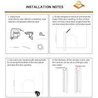 Puerta De Perro Para Casa Con Velo De Pantalla Cerrable Magnético Self-Closing Puerta De Gato Malla De Protección Con Función De Cierre Y Valla De Perro - details 10