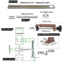 Máquina De Cortado Multiusos Para Carpintería Con Guía De Engrafado Y Groove Ajustable Soporte Auxiliar De Retroalimentación Herramienta De Trabajo Con Bolsa De Almacenamiento - details 5