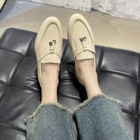 Zapatos De Mujer Estilo Británico Planos Con Cordones De Primavera Y Otoño Talla Grande Suela Suave Comodidad Para Trabajar - details 6