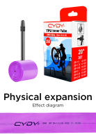 Tubo De Bicicleta CYDY TPU 35g Tamaño 20" Para Rueda De 20x1.5 1.75 1.95 2.1 2.25 2.35 Con Válvula De 45mm BMX Cámara Ciclismo Pneumático Tyre - details 9